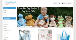 Desktop Screenshot of personalizedbabies.com